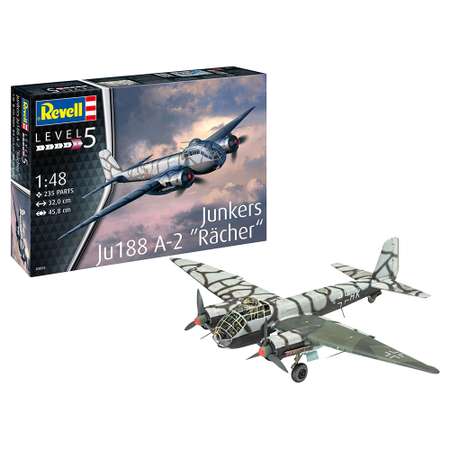 Модель для сборки Revell Средний бомбардировщик Юнкерс Ju188 A-1 Rаcher