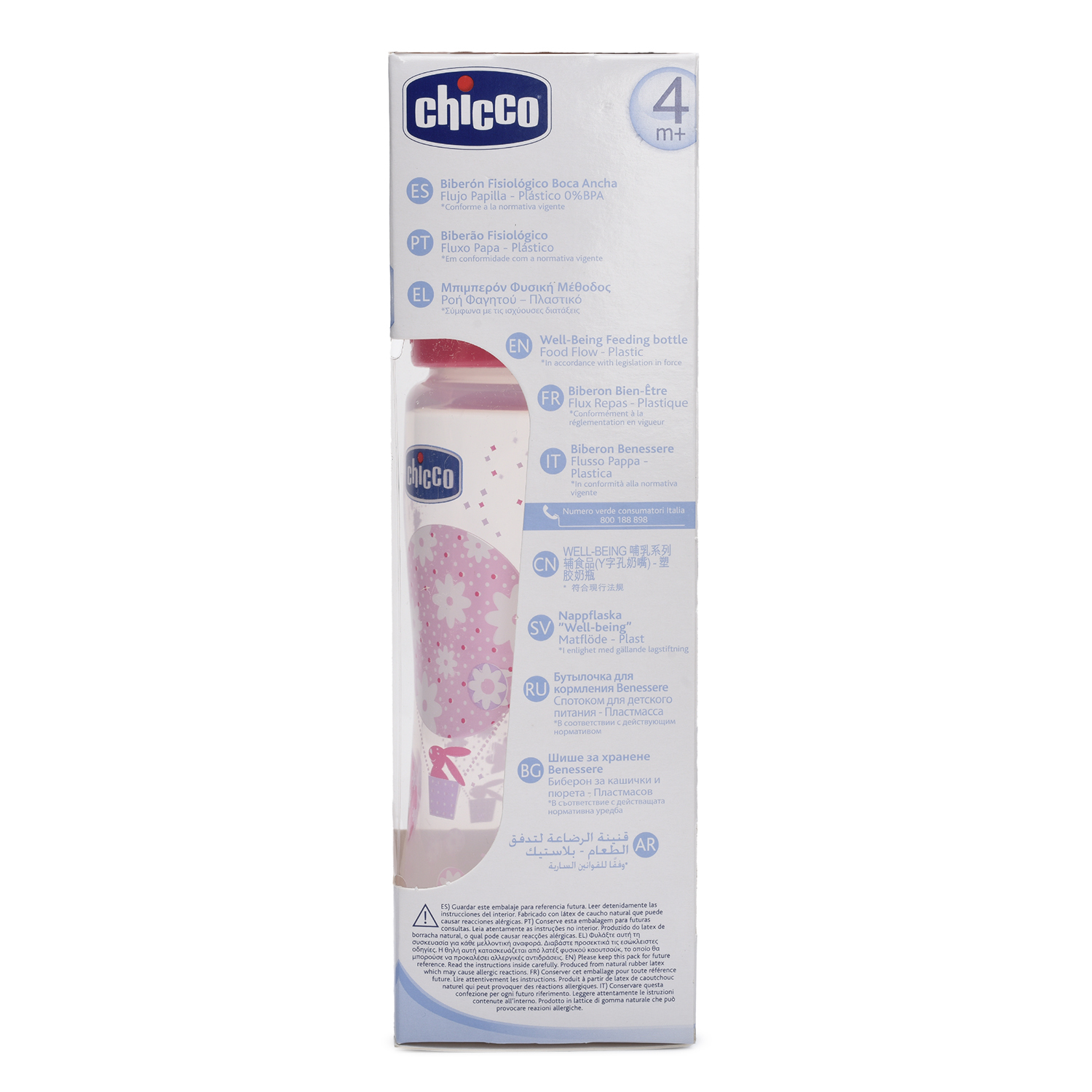 Бутылочка Chicco для каш Girl WB 330 мл (70734100040) - фото 4