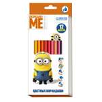 Цветные карандаши Росмэн Despicable Me 12 цветов