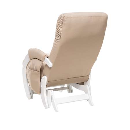 Кресло для кормления Milli Smile с карманами Молочный Дуб / ткань V18