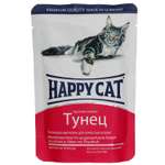 Корм влажный для кошек Happy Cat 100г желе тунец пауч