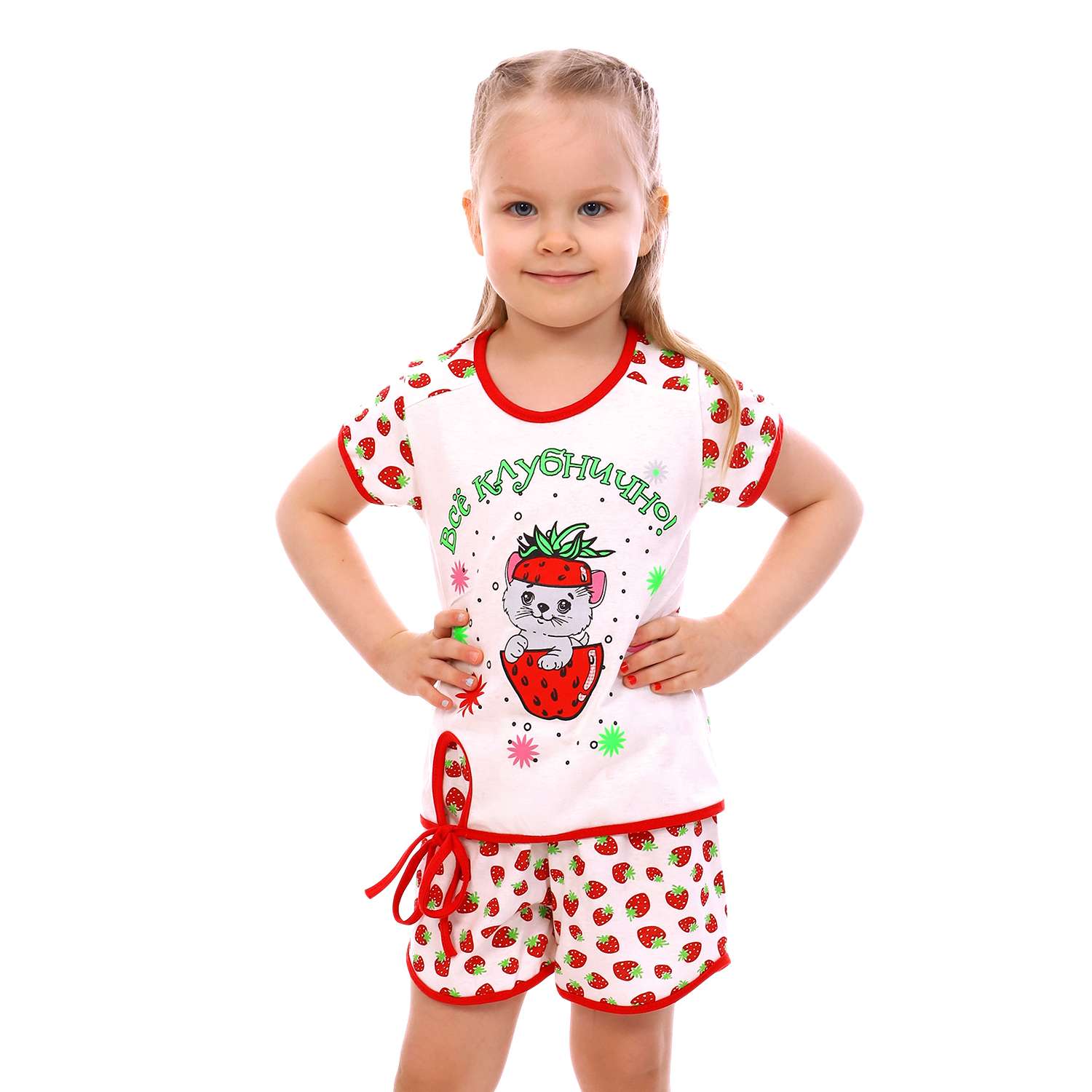 Пижама Детская Одежда 0022Р/красный - фото 1