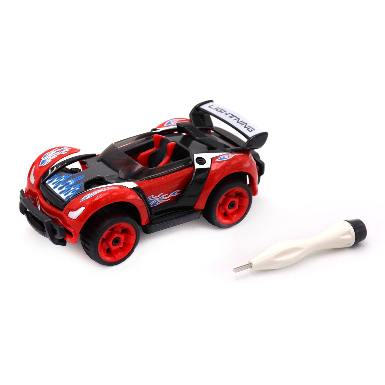 Машинка DIY Funky Toys Красная YS0281459 - фото 1