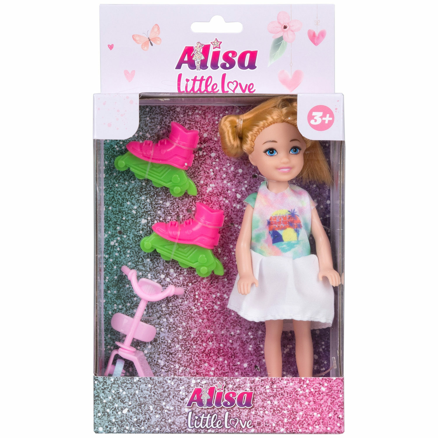 Кукла детская 1TOY Alisa Little Love блондинка мини 14 см Т24371 - фото 1