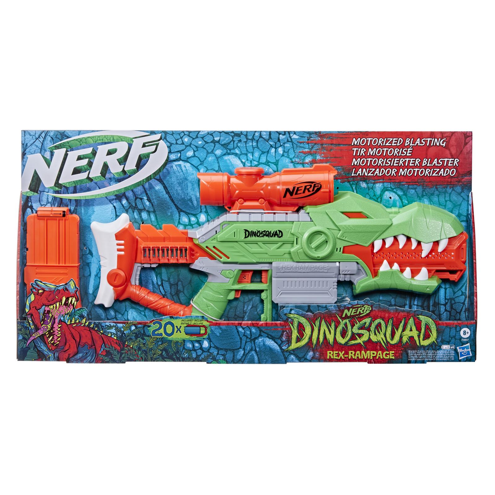 Набор игровой Hasbro (Nerf) Бластер Дино Рекс Рэмпейдж F0807EU4