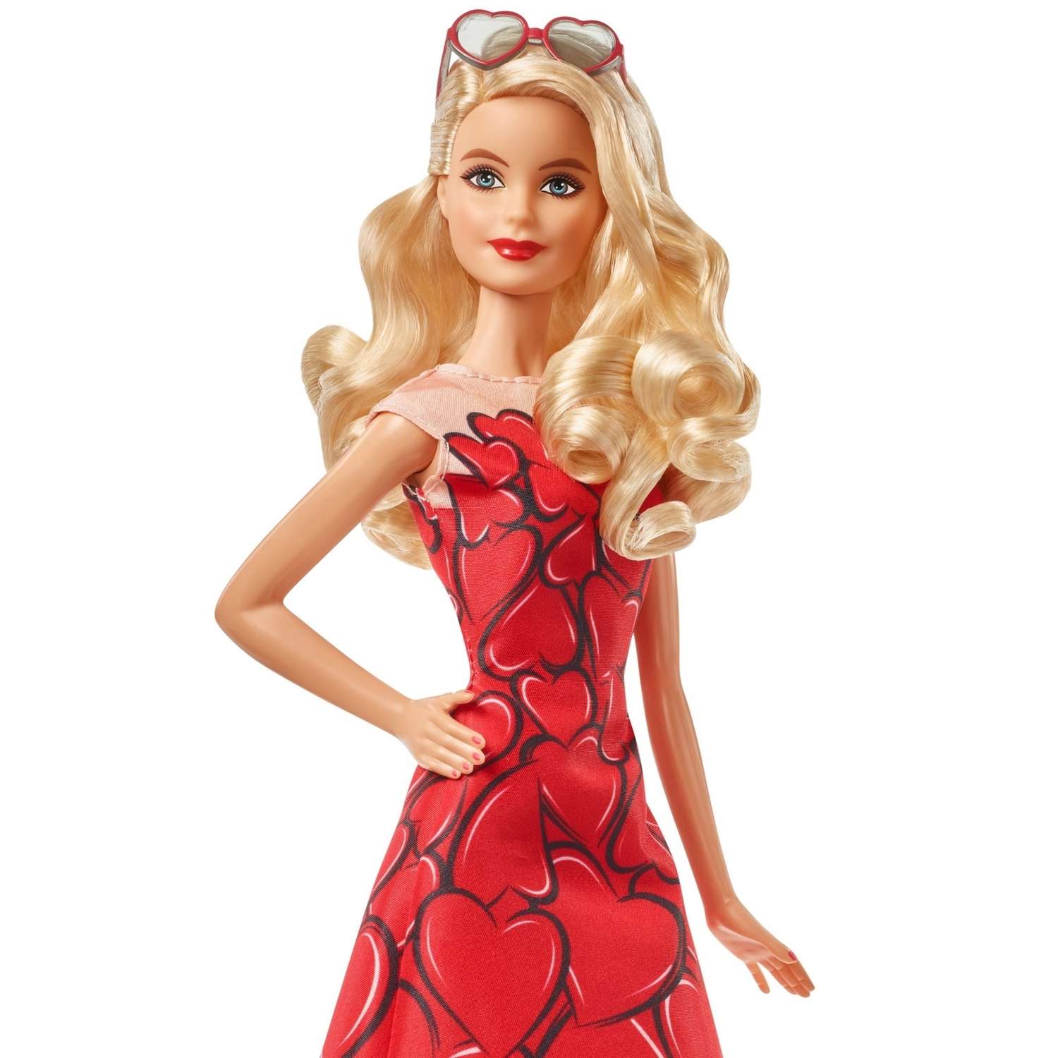 Кукла Barbie в красном платье коллекционная FXC74 FXC74 - фото 6
