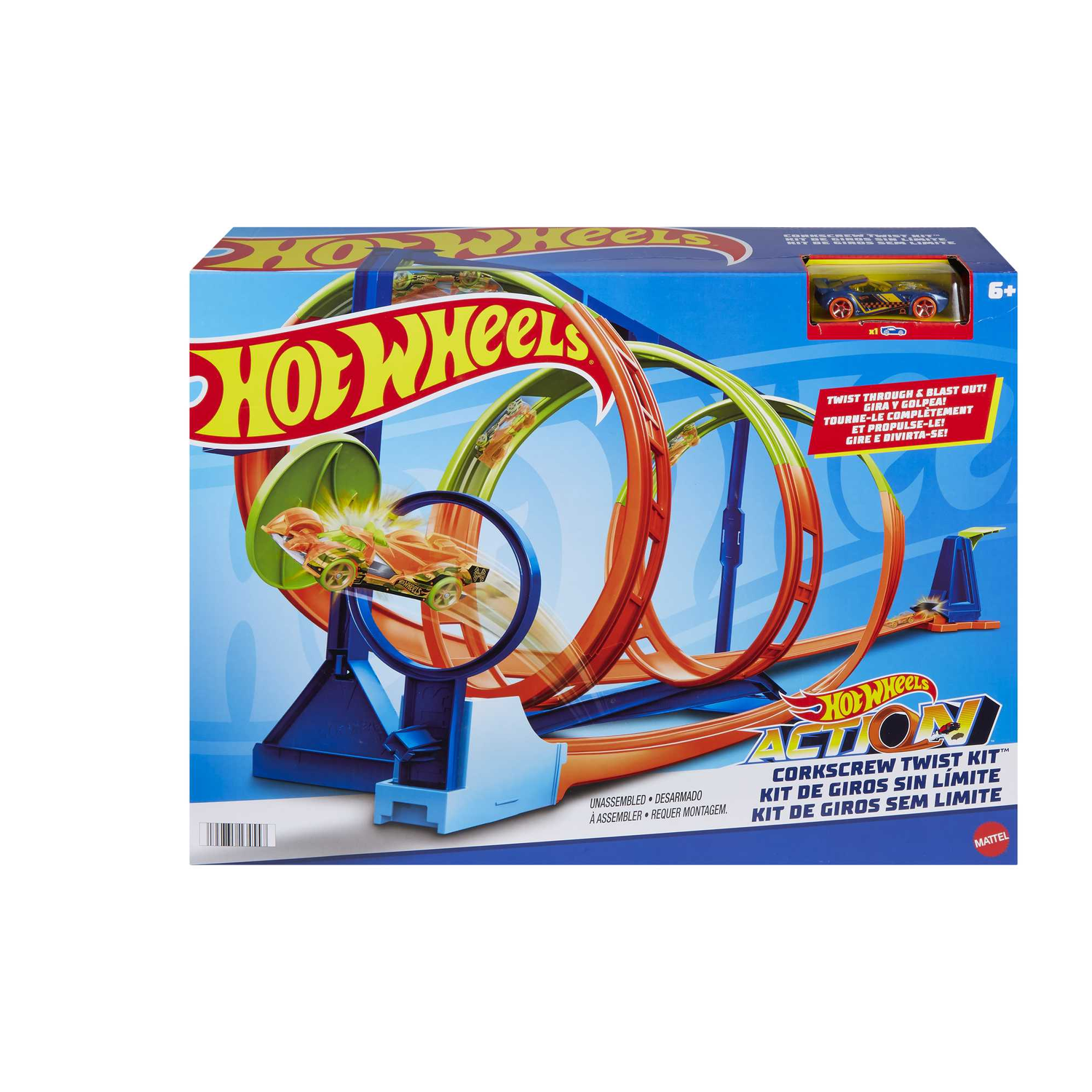 Набор игровой Hot Wheels Action Corkscrew Twist HMX41 HMX41 - фото 4
