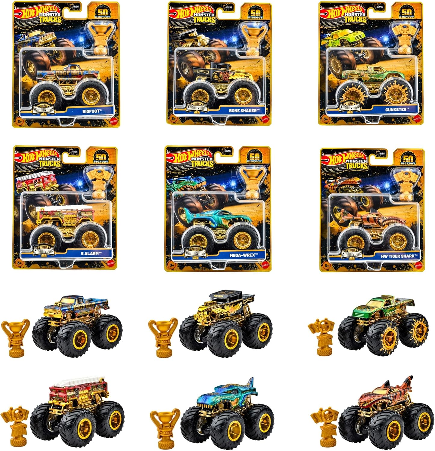 Монстр-трак Hot Wheels Чемпионы 1:64 в ассортименте JDV96 - фото 8