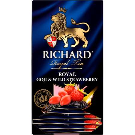 Чай черный Richard Royal Goji Wild Strawberry 25 пакетиков
