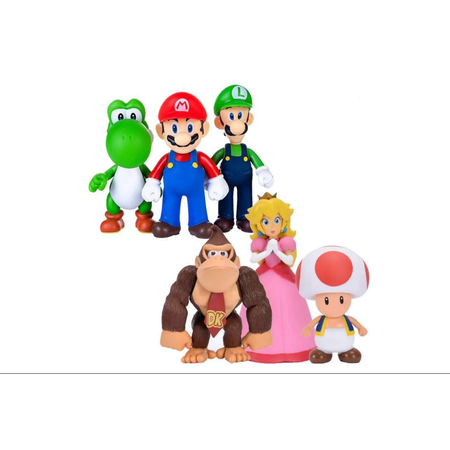 Набор фигурок из Марио Super Mario Коллекция из знаменитой видеоигры