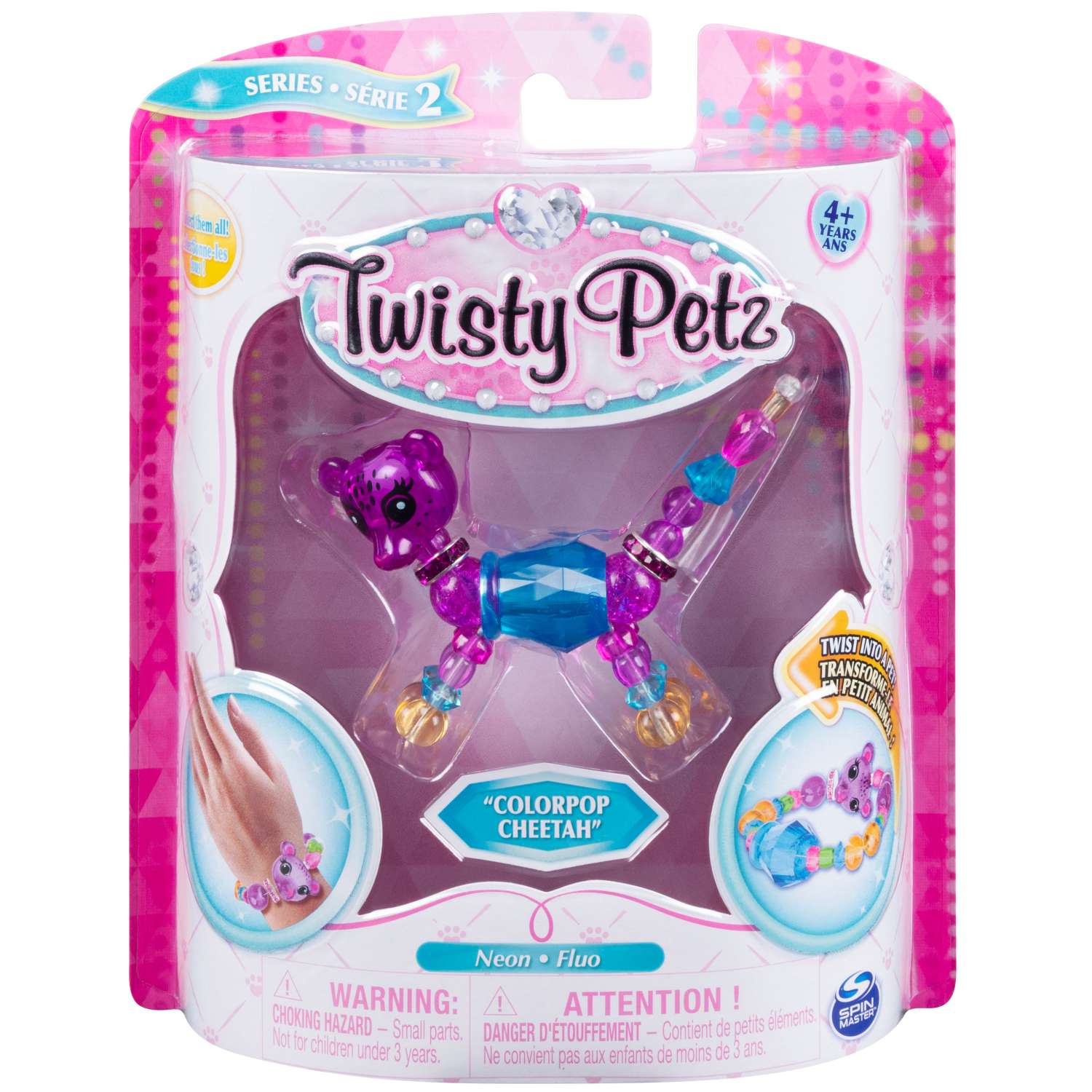 Набор Twisty Petz Фигурка-трансформер для создания браслетов Colorpop Cheetah 6044770/20108090 - фото 1