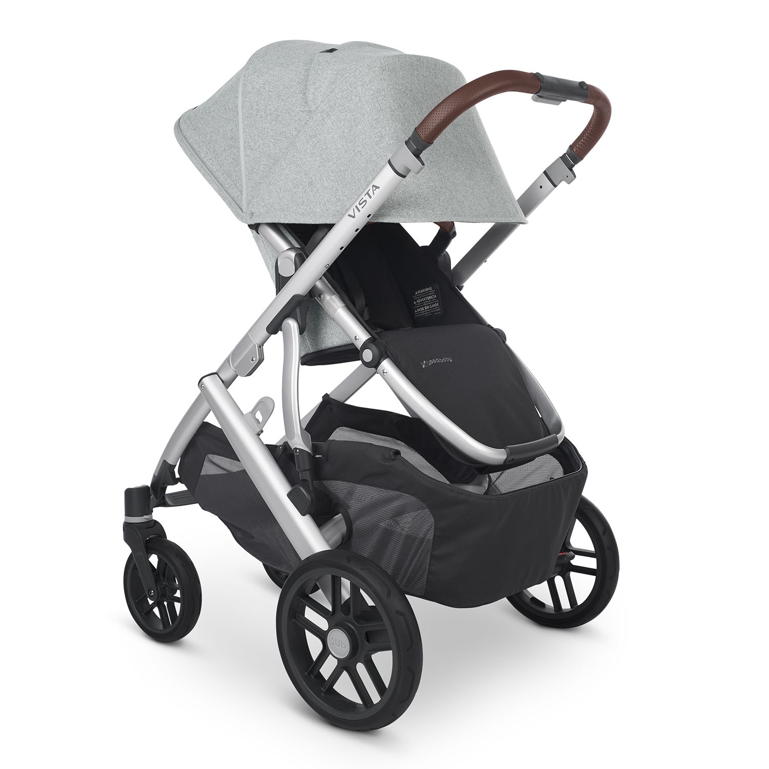 Коляска 2в1 UPPAbaby Vista V2 Stella Серебристый меланж - фото 10