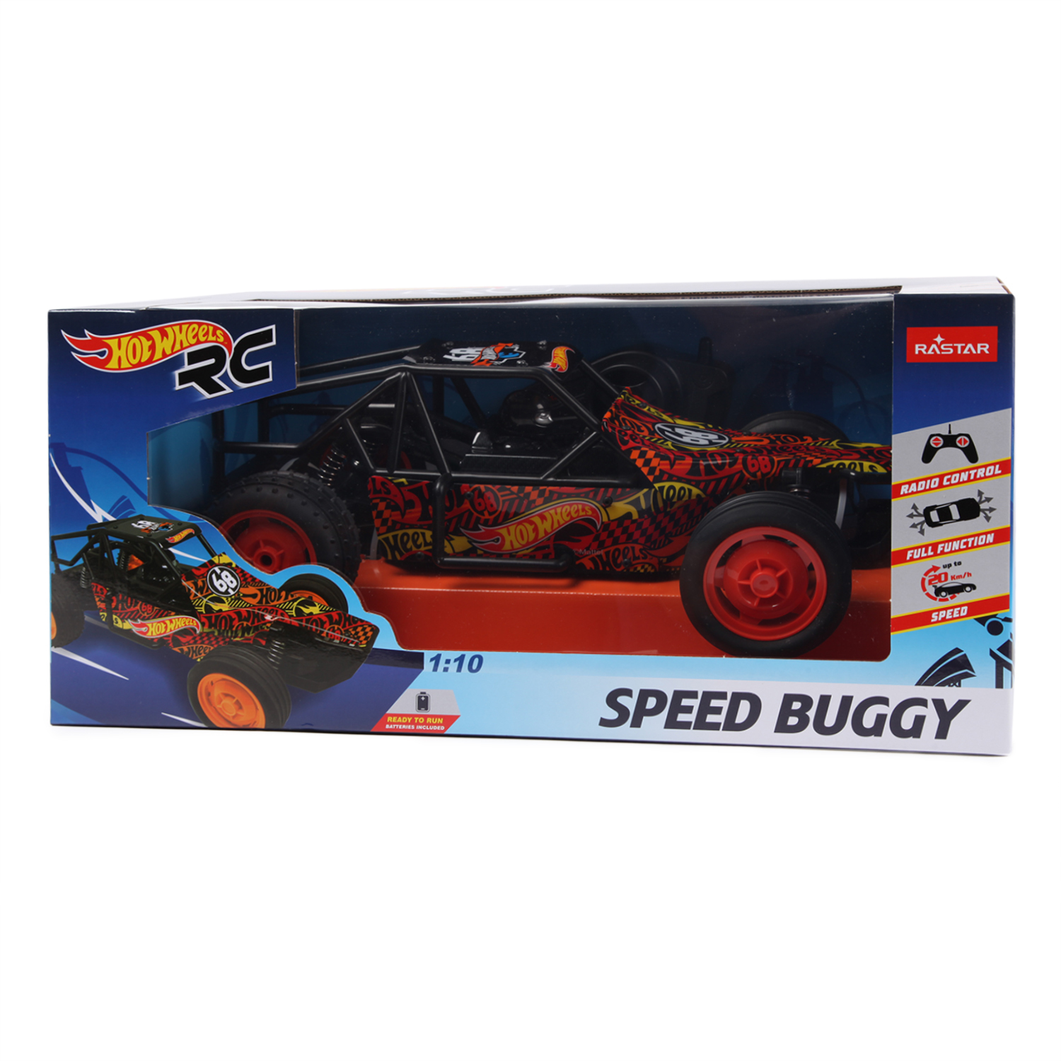 Машина Hot Wheels РУ 1:10 Speed Buggy 17010 купить по цене 199 ₽ в  интернет-магазине Детский мир