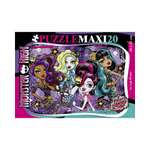 Пазлы Hatber 20 элементов А5ф 165х230мм Maxi Школа Монстров-Monster High