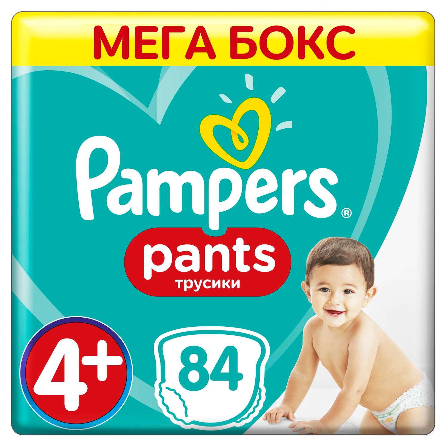 Подгузники-трусики Pampers Pants 9-15кг 84шт - фото 1