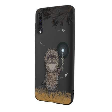 Силиконовый чехол Mcover для смартфона Samsung A50 A30S A50S Союзмультфильм Ежик в тумане и фонарик