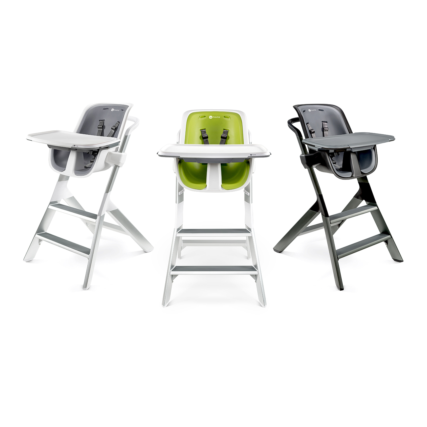 Стульчик для кормления 4Moms High chair 2.1 Черный-Серый - фото 3