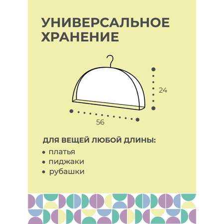 Чехлы-накидки на вешалку Всё на местах Санторини