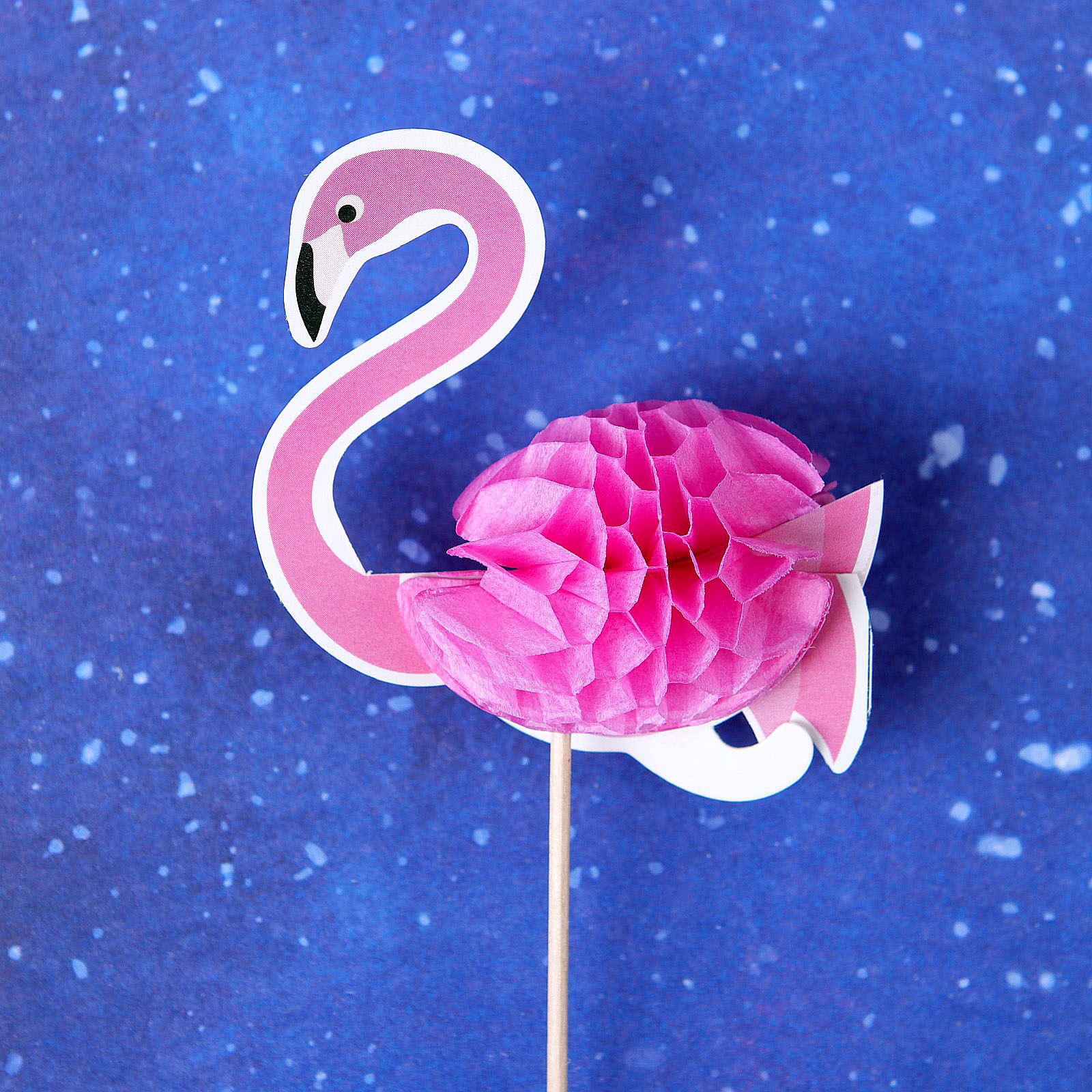 Шпажки Страна карнавалия «Розовый фламинго» набор 6 шт. - фото 1