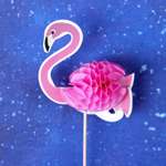Шпажки Страна карнавалия «Розовый фламинго» набор 6 шт.