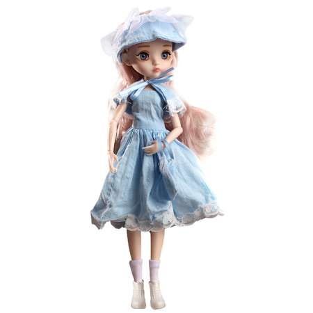 Коллекционная шарнирная кукла WiMI с аксессуарами 26 см