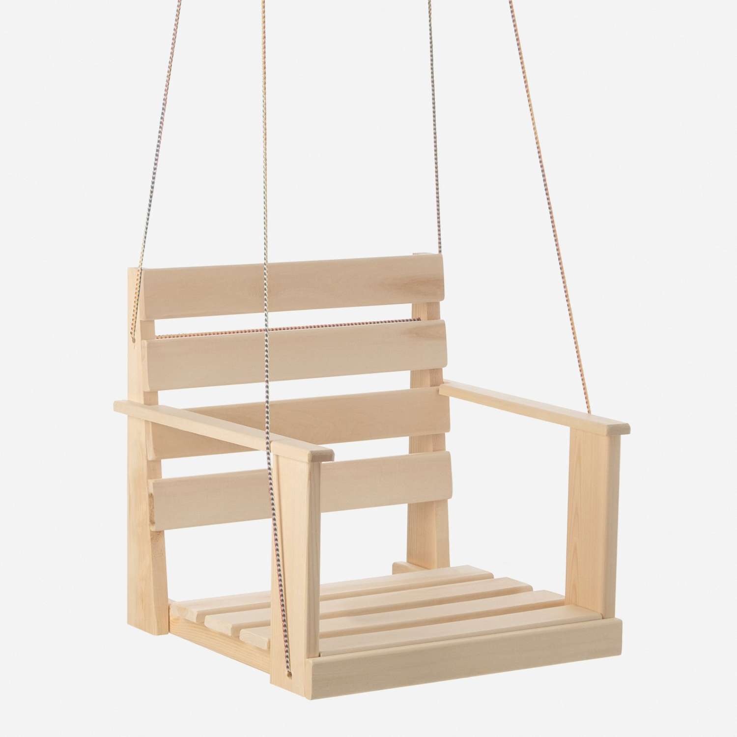 Кресло Добропаровъ подвесное деревянное 50х50х50 см - фото 2