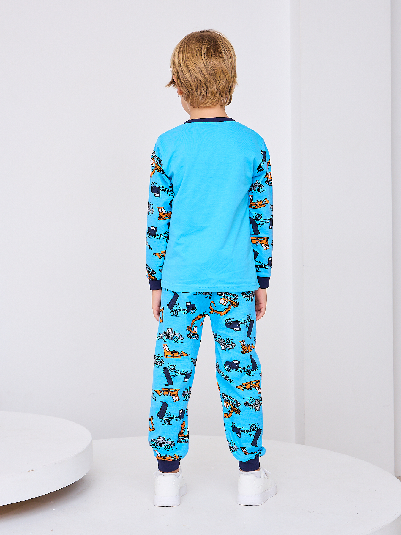 Лонгслив и штанишки Mil Art kids 1902201529SUIT-SLEEP-BOY-BLUE - фото 7