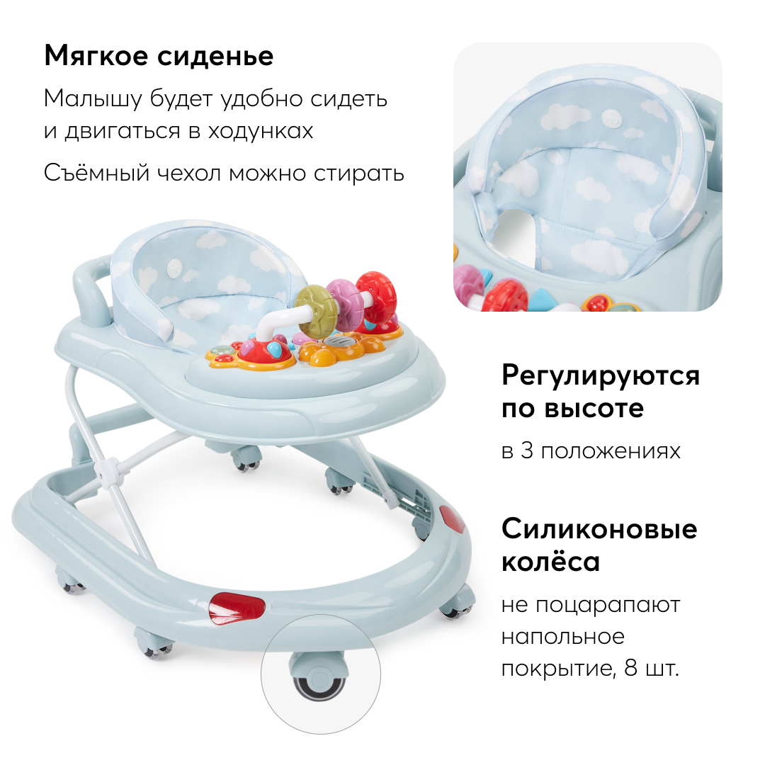 Ходунки Happy Baby SMILEY V2 - фото 7