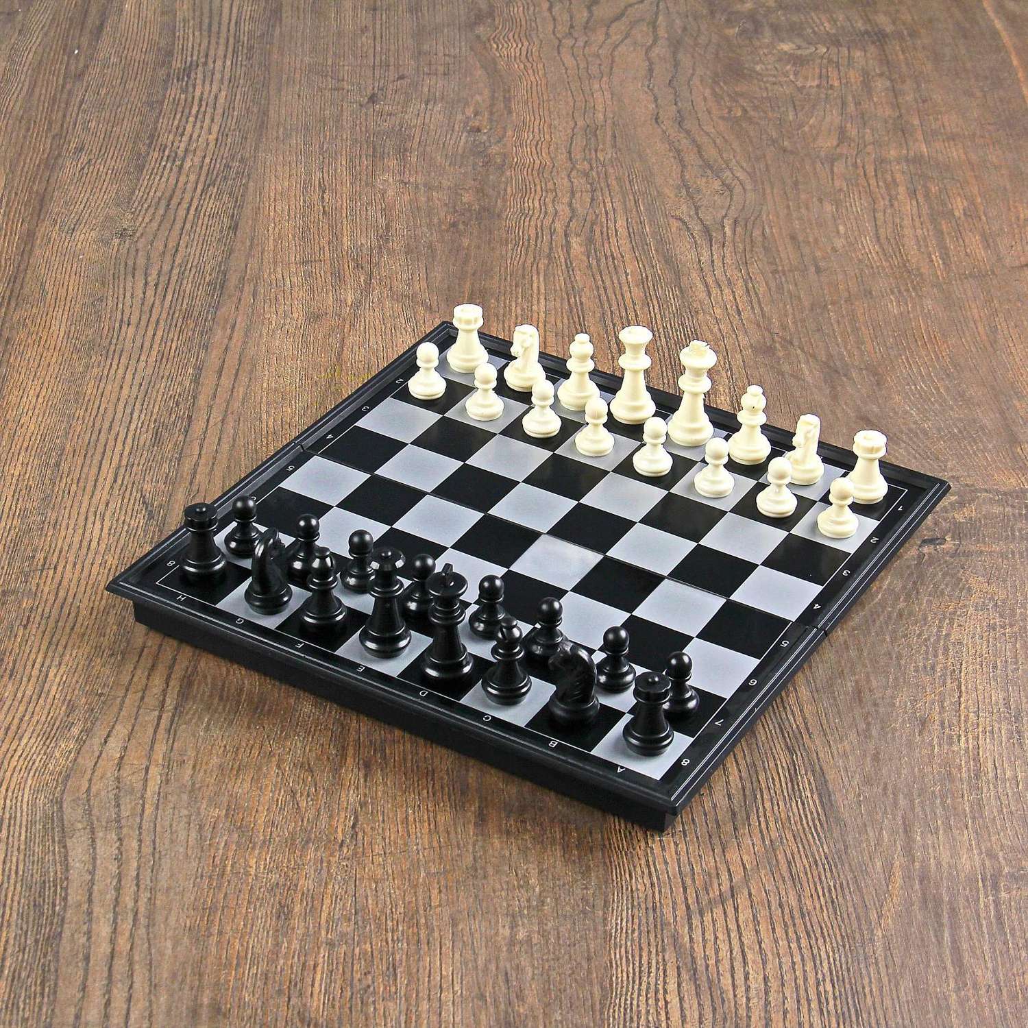 Настольная игра Sima-Land 3 в 1 «Классика» шахматы шашки нарды магнитная доска 25х25 см - фото 11