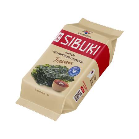 Чипсы Sibuki из морской капусты-терияки 5г