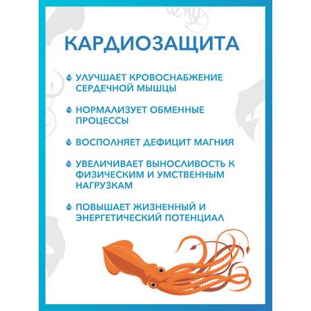 Кардиозащита Доктор Море /натуральный морской комплекс на основе магния пептидов и нуклеиновых кислот/ 30 капсул