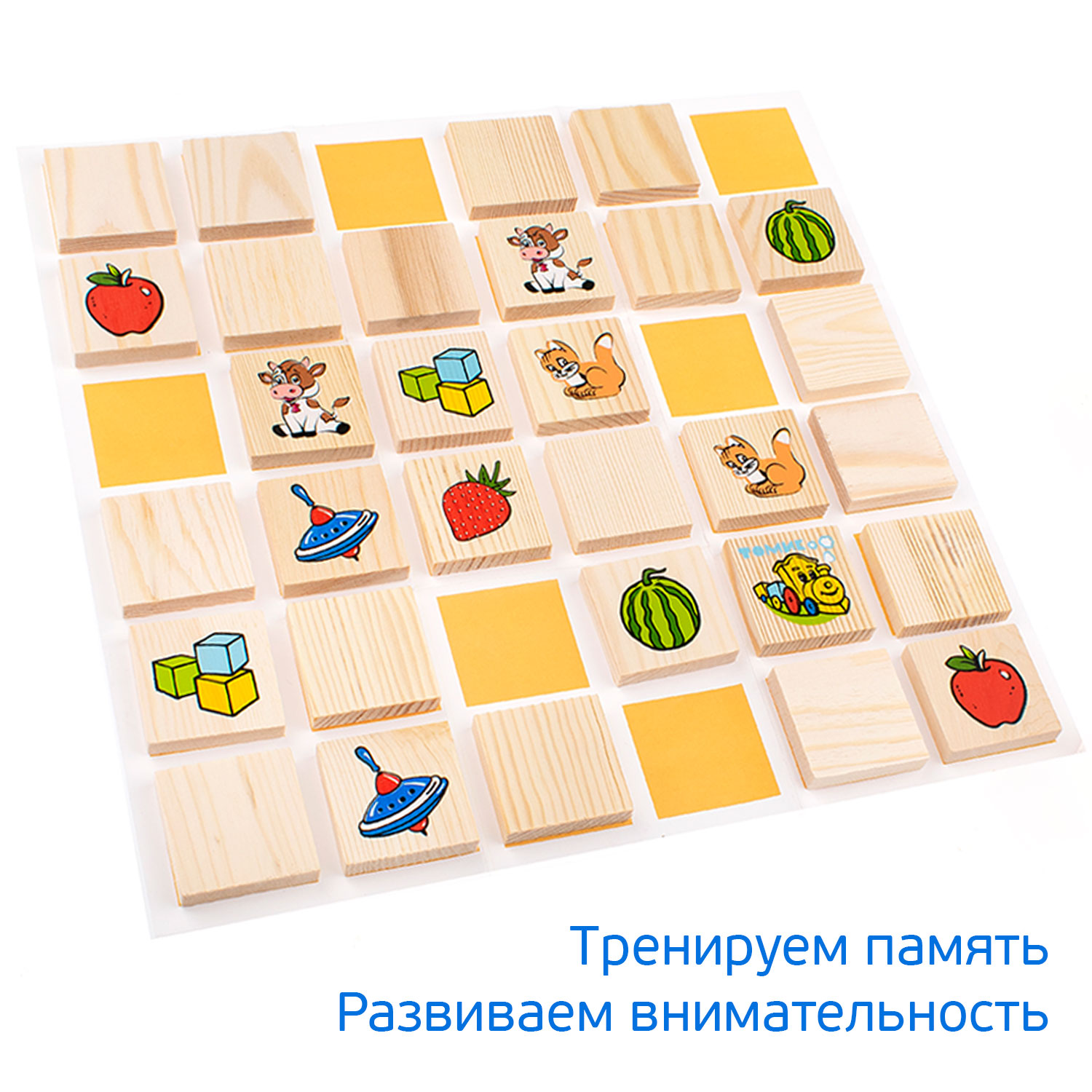 Настольная игра Томик Мемори Найди пару 36 деталей - фото 10