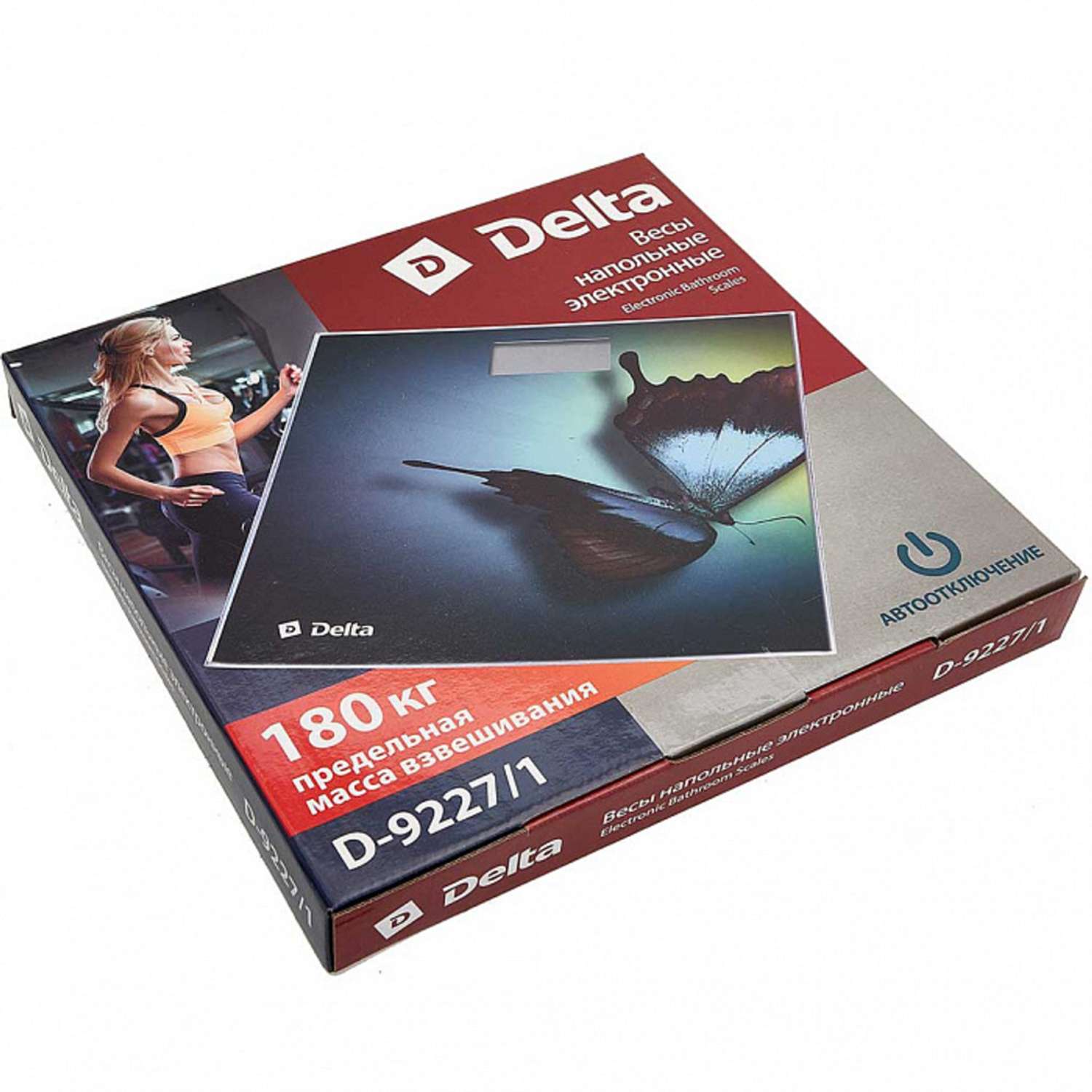 Весы напольные Delta D-9227/1 Бабочка электронные 180 кг - фото 2