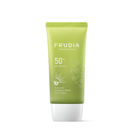 Солнцезащитный крем для лица FRUDIA с авокадо восстанавливающий выравнивает тон SPF50+/PA ++++ 50г