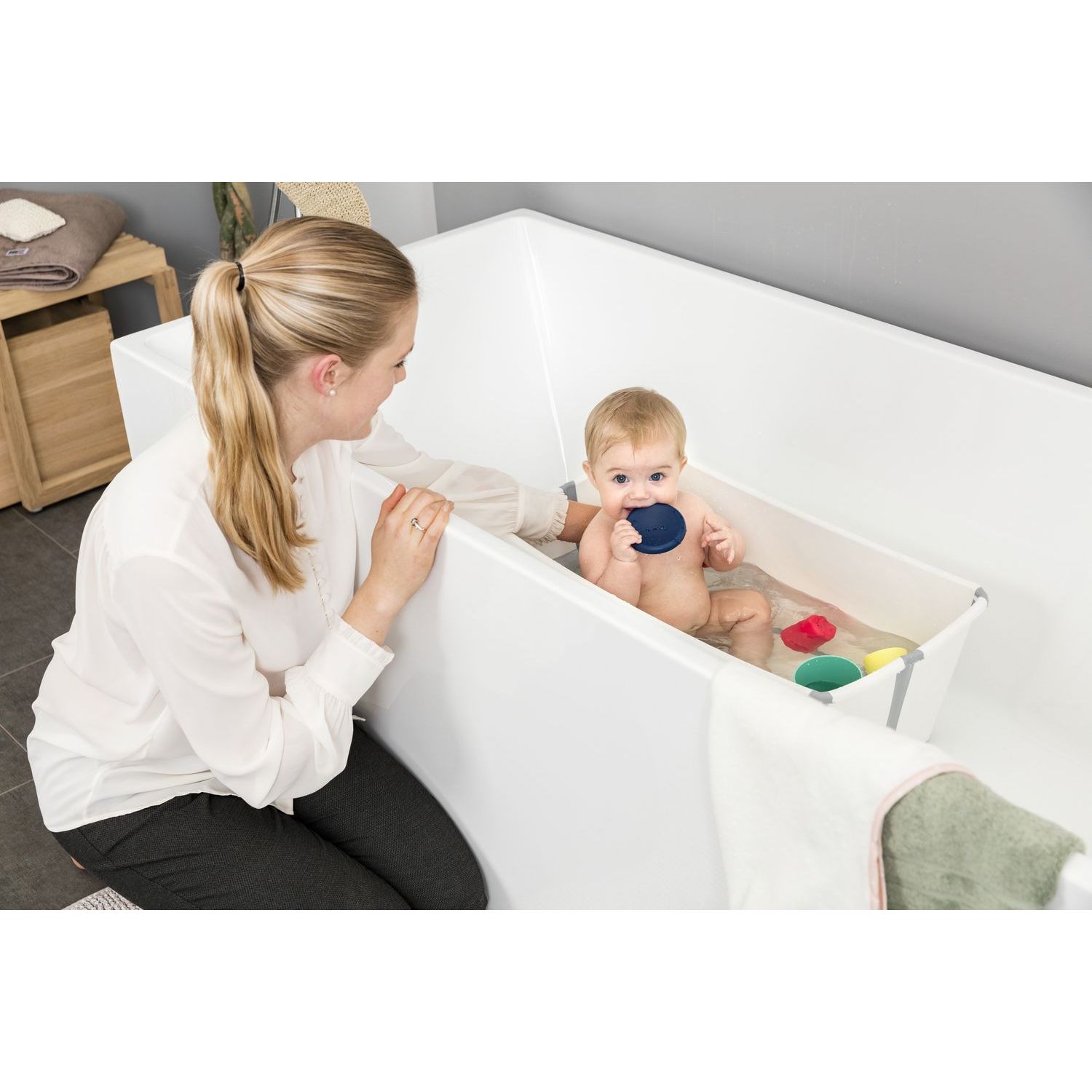 Ванночка Stokke Flexi Bath складная Белый - фото 16