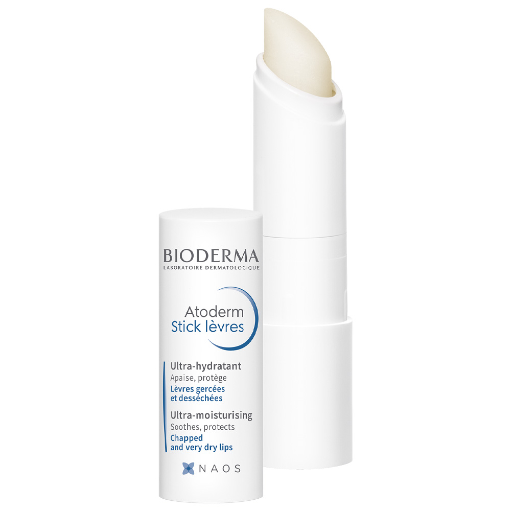 Стик Bioderma Atoderm увлажняющий Bioderma Atoderm для сухих и поврежденных губ 4 гр - фото 1