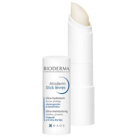 Стик Bioderma Atoderm увлажняющий Bioderma Atoderm для сухих и поврежденных губ 4 гр