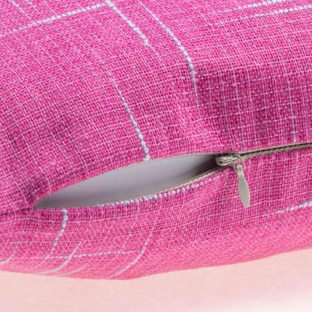 Декоративная наволочка Этель Классика цвет розовый 43x43 см