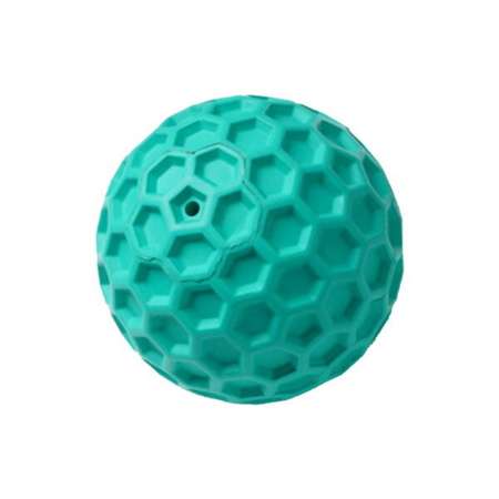Игрушка для собак Homepet Silver series Мяч для чистки зубов каучук 8см Бирюзовый