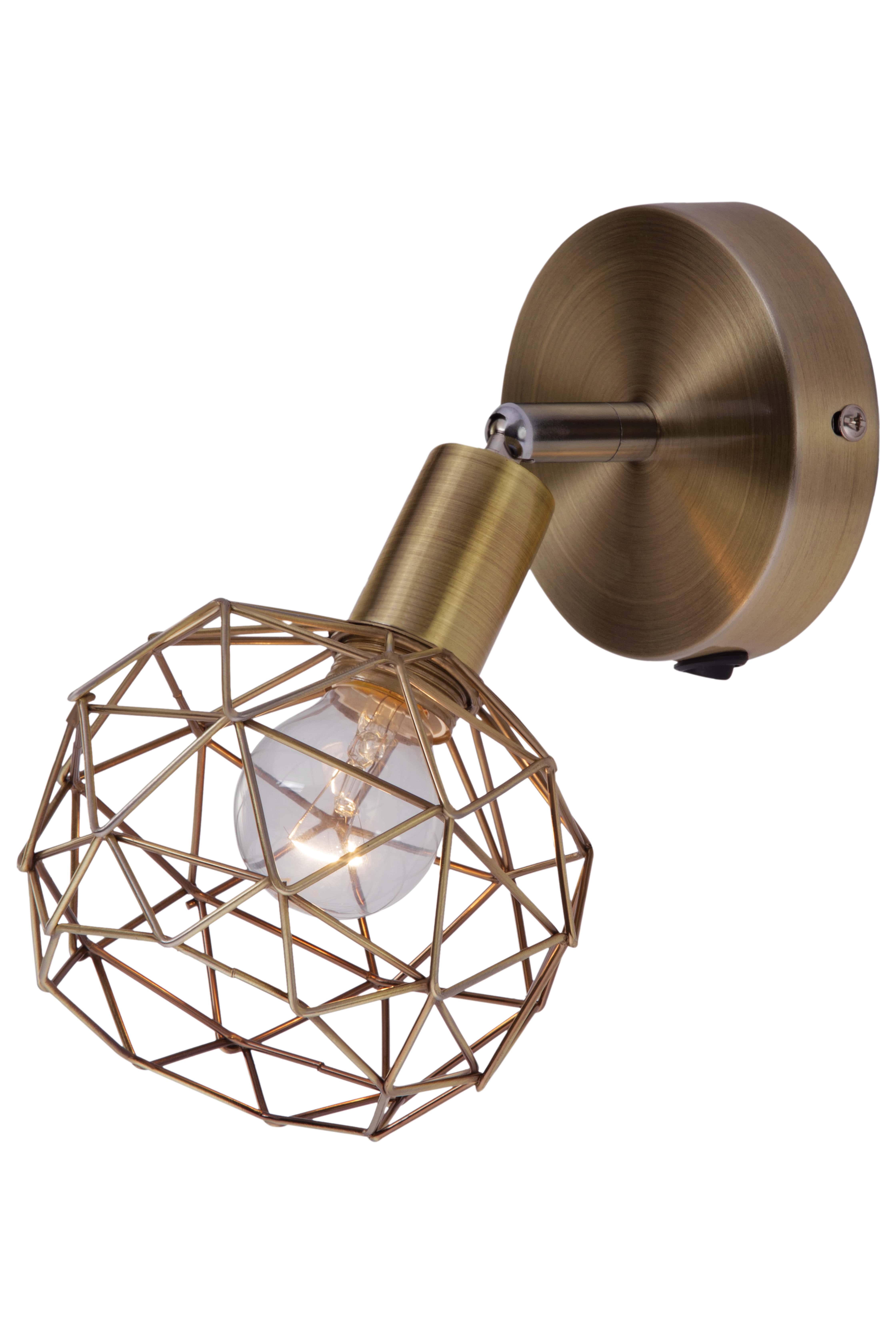 Настенный светильник ESCADA Escada 1128/1A E14*40W Antique brass - фото 1