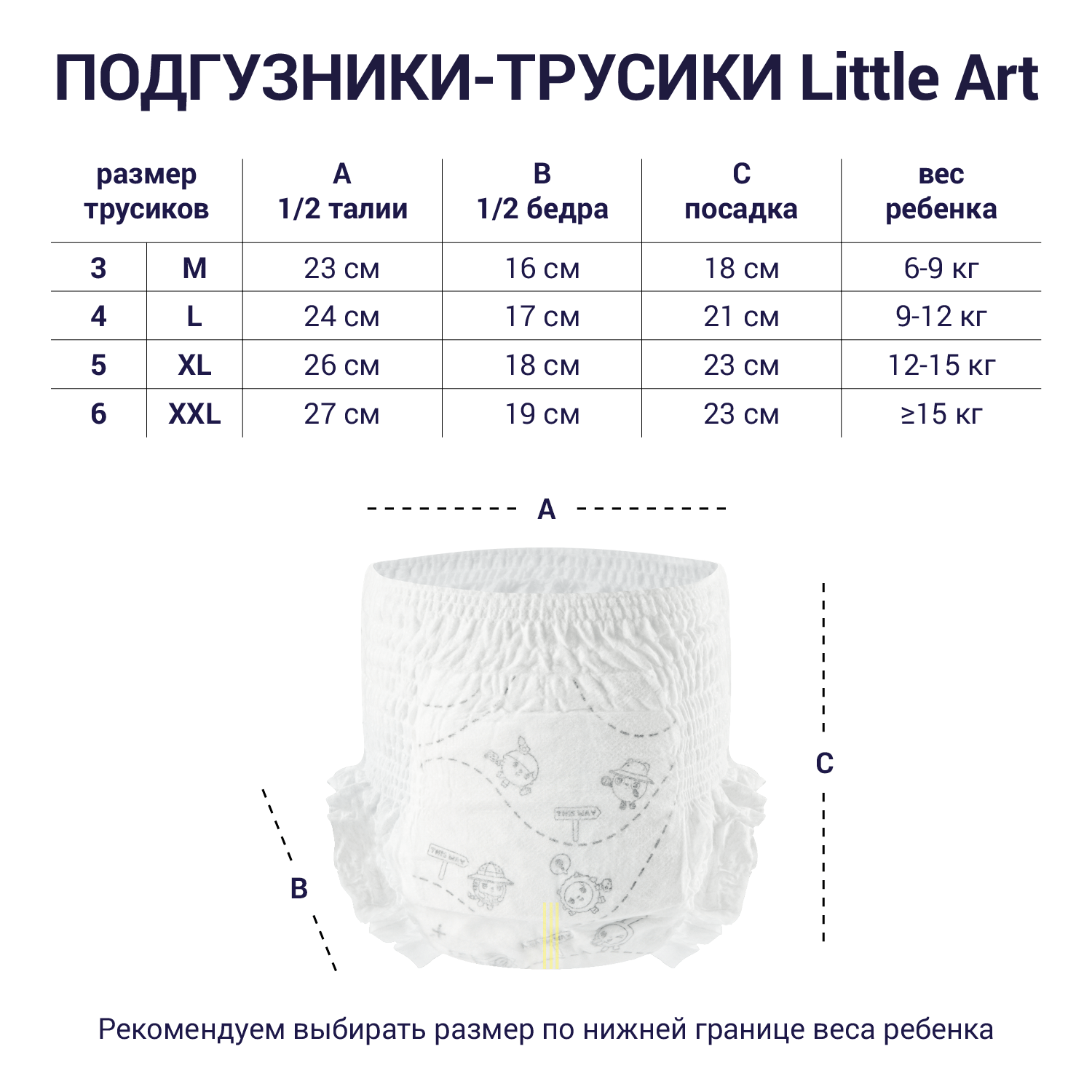 Подгузники-трусики Little Art 5 размер XL 12-15 кг 19 шт - фото 7