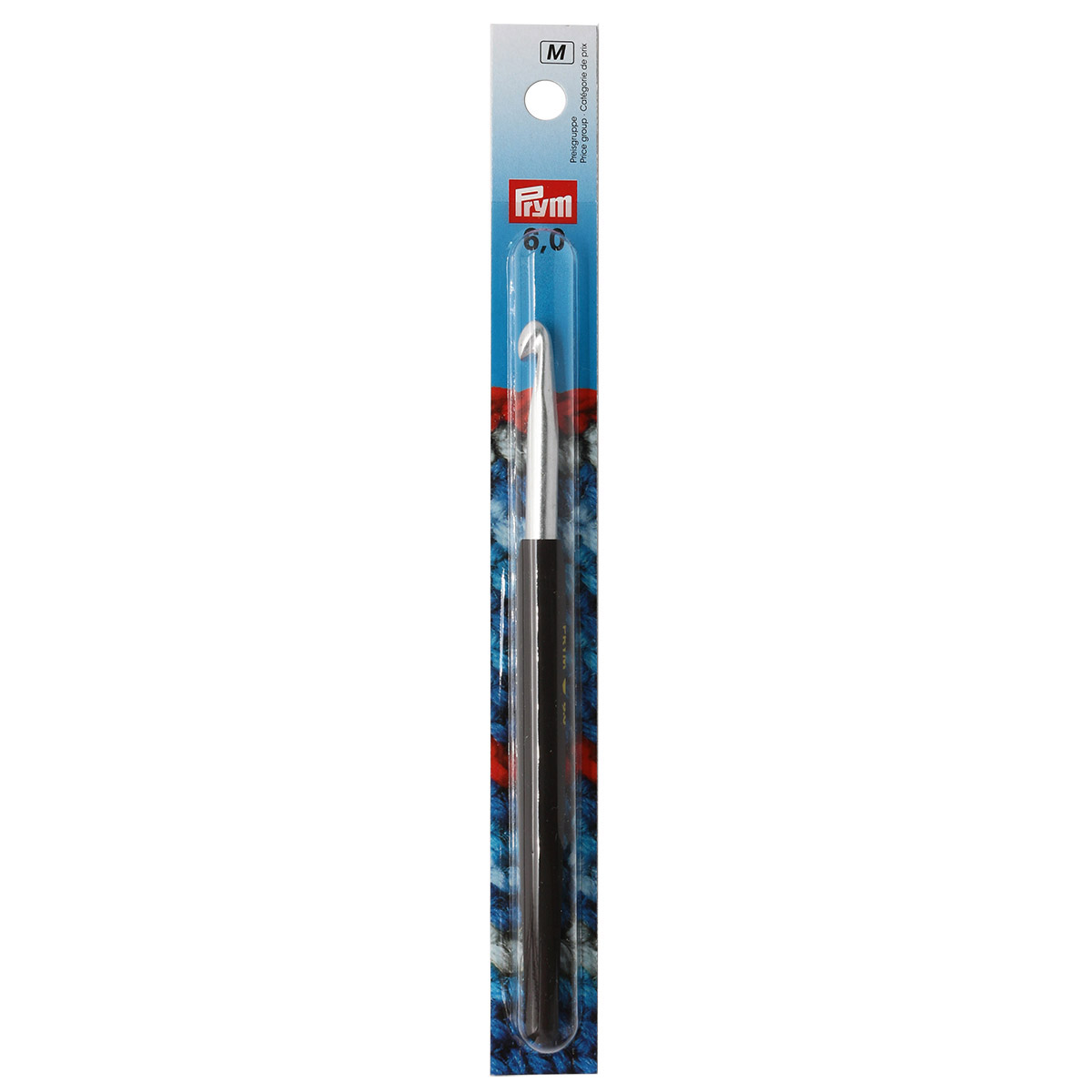 Крючок для вязания Prym SOFT с мягкой ручкой алюминиевый 6 мм 14 см 195179 - фото 7