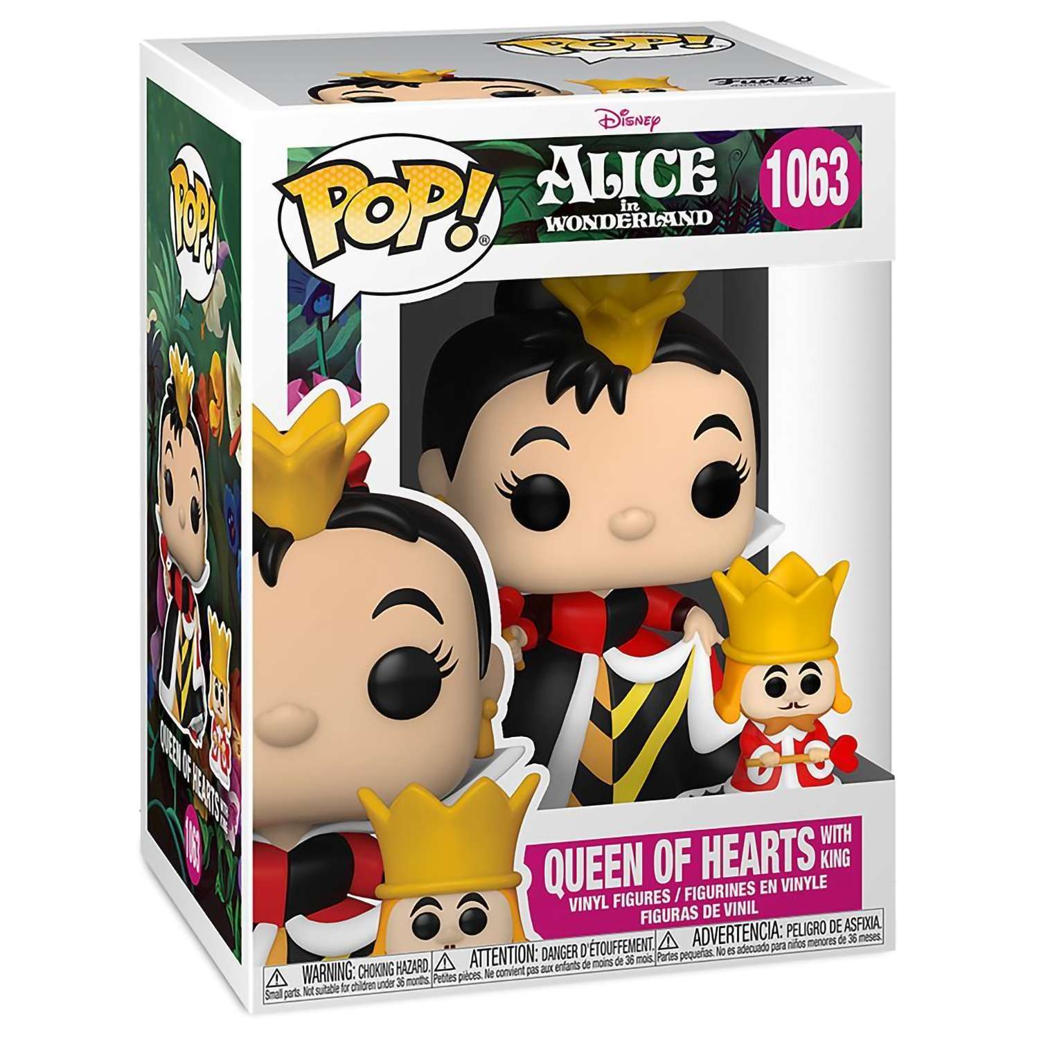 Фигурка Funko POP! Disney Alice in Wonderland 70th Queen Of Hearts With King (1063) 55740 - фото 2