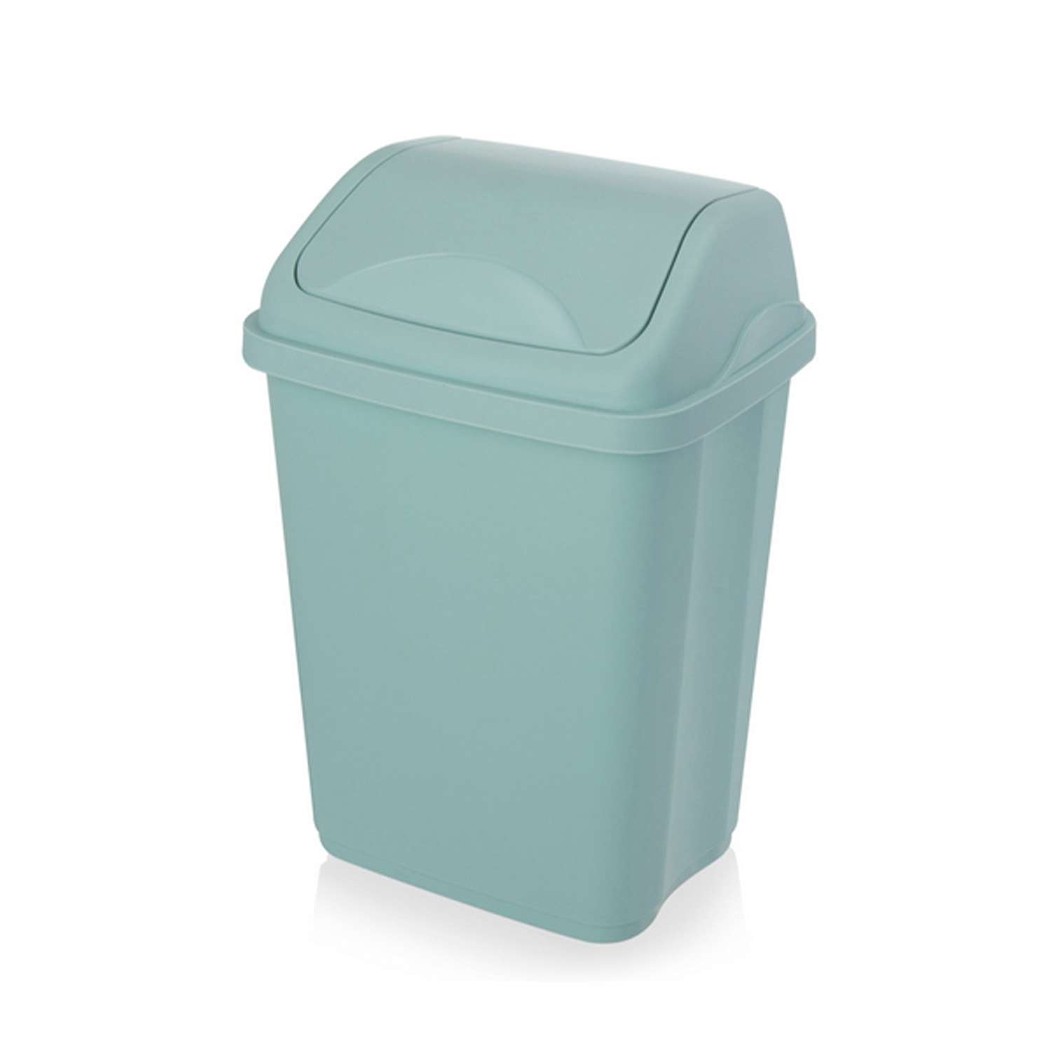 Контейнер elfplast Ultra для мусора 10 л серо-голубой - фото 1