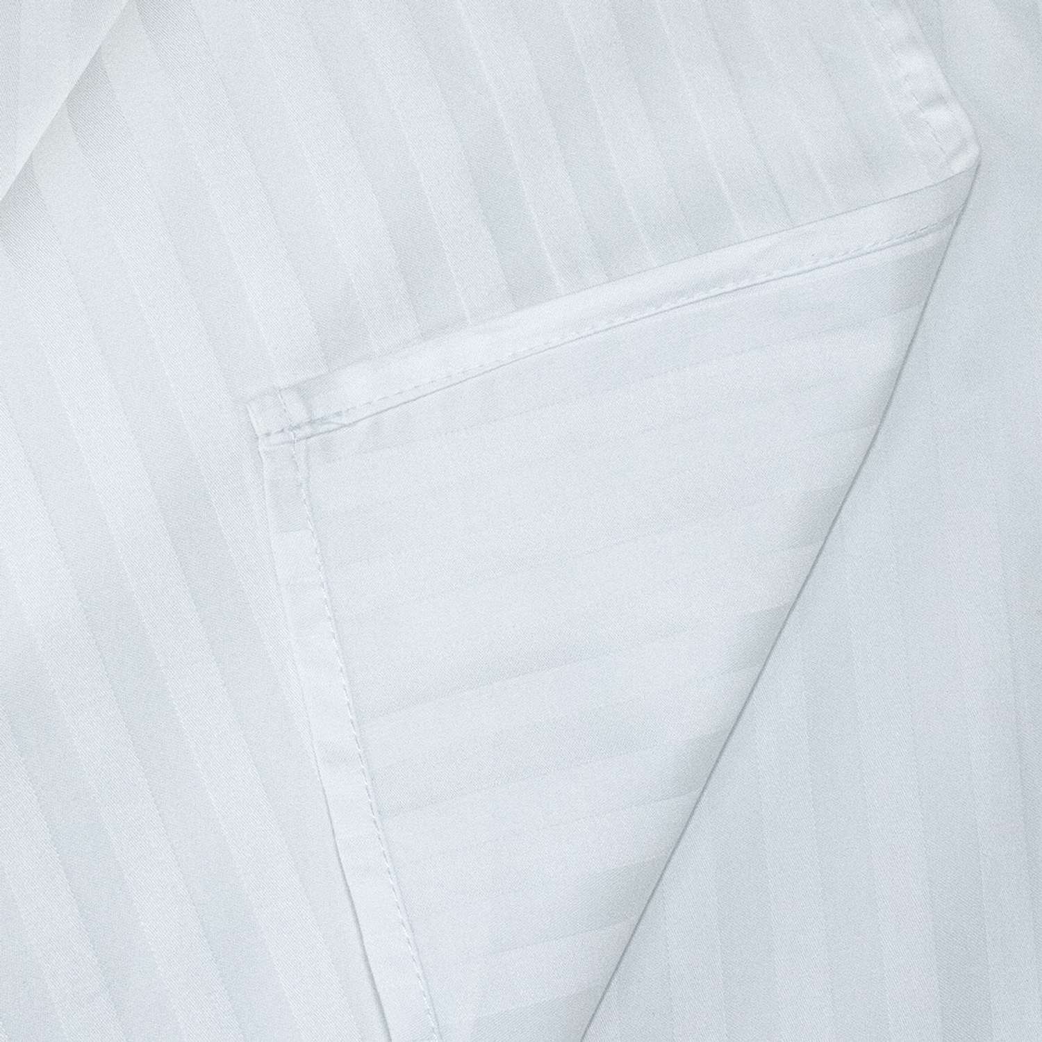 Комплект постельного белья Monochrome евро 4 наволочки белый - фото 6