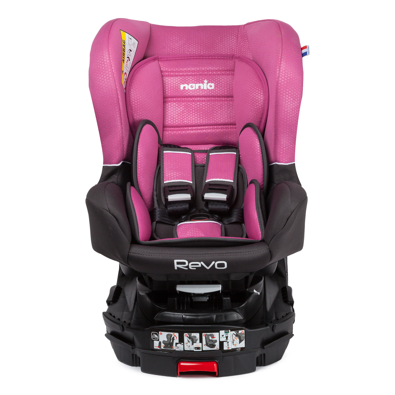 Автокресло Nania Revo Isofix Luxe Pink - фото 10