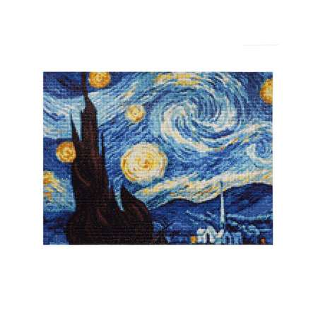 Алмазная мозаика Cristyle картина стразами Звездная ночь Ван Гог 30х40 см Cr 340001