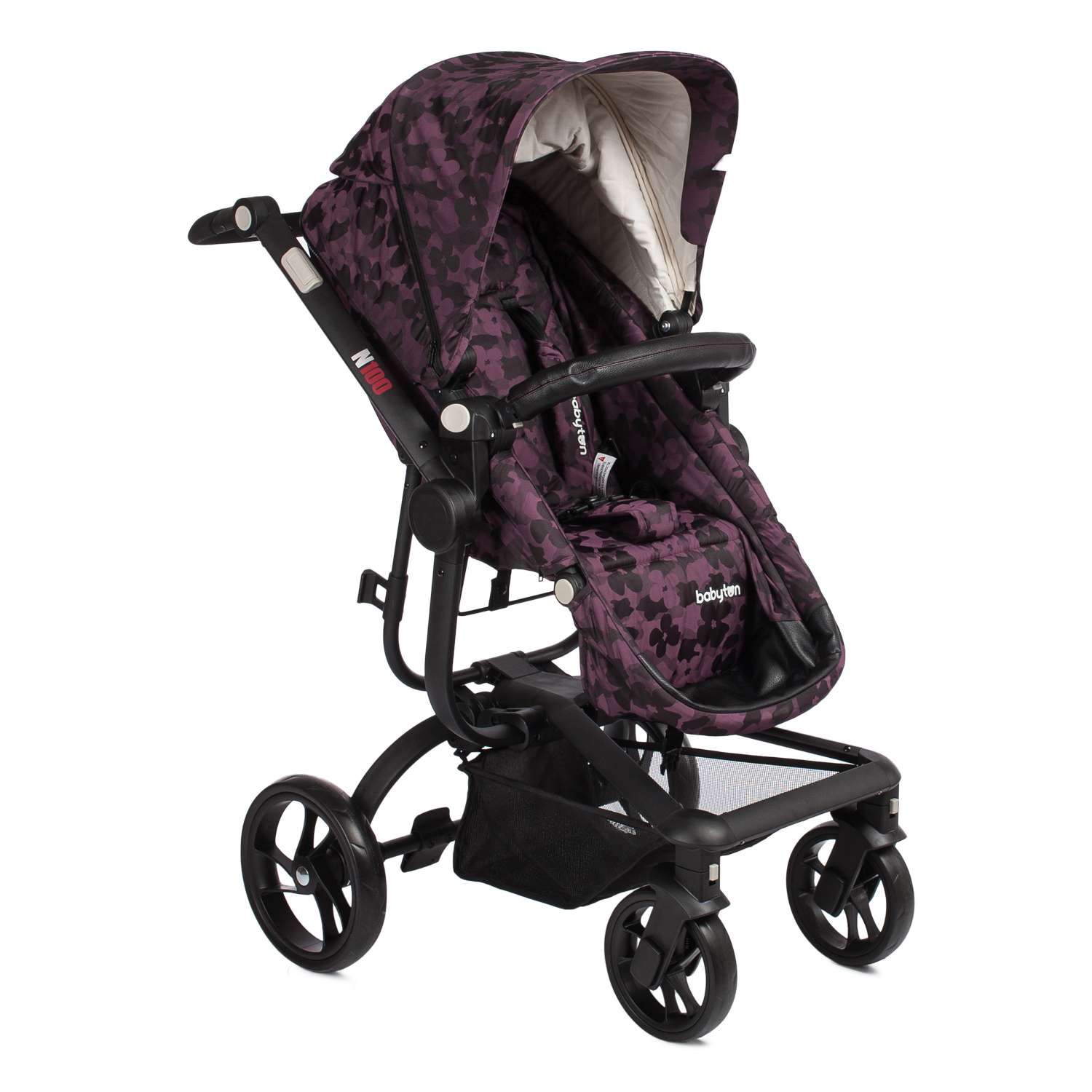 Коляска-трансформер Babyton Spider Purple Khaki - фото 14