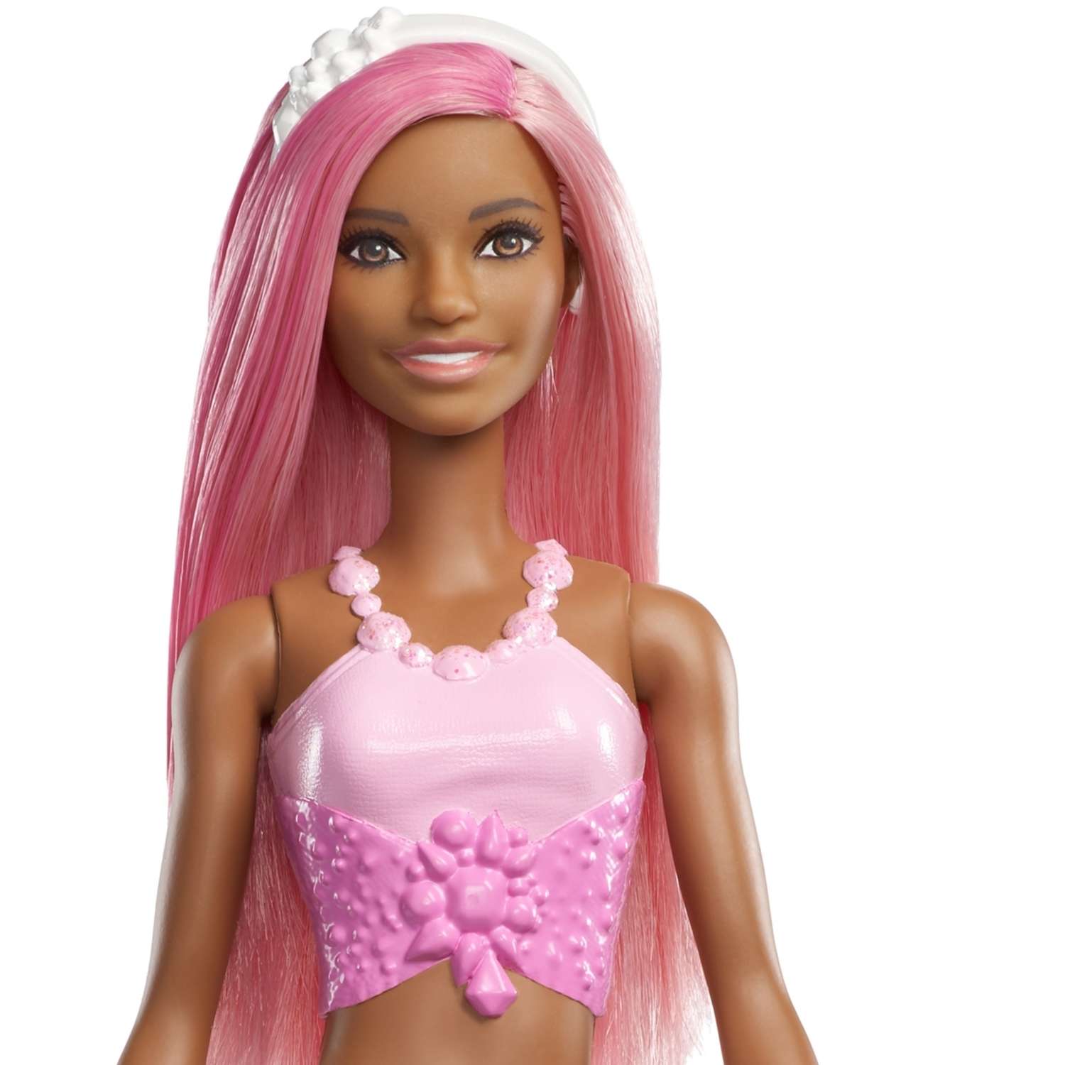 Кукла Barbie Dreamtopia Русалочка с розовыми волосами FXT10 FXT08 - фото 3