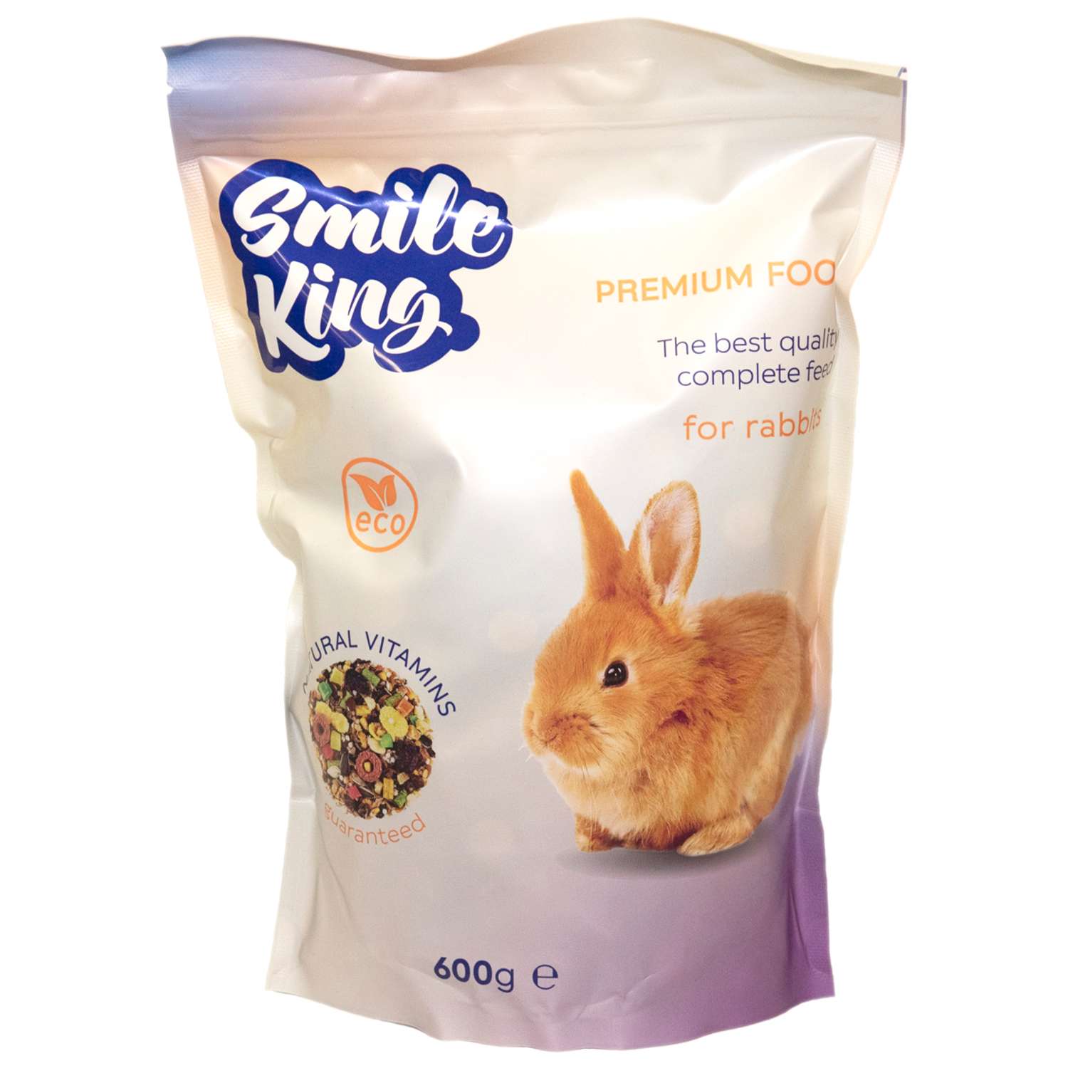 Корм для кролика Smile King дой-пак пакет 600 г - фото 1